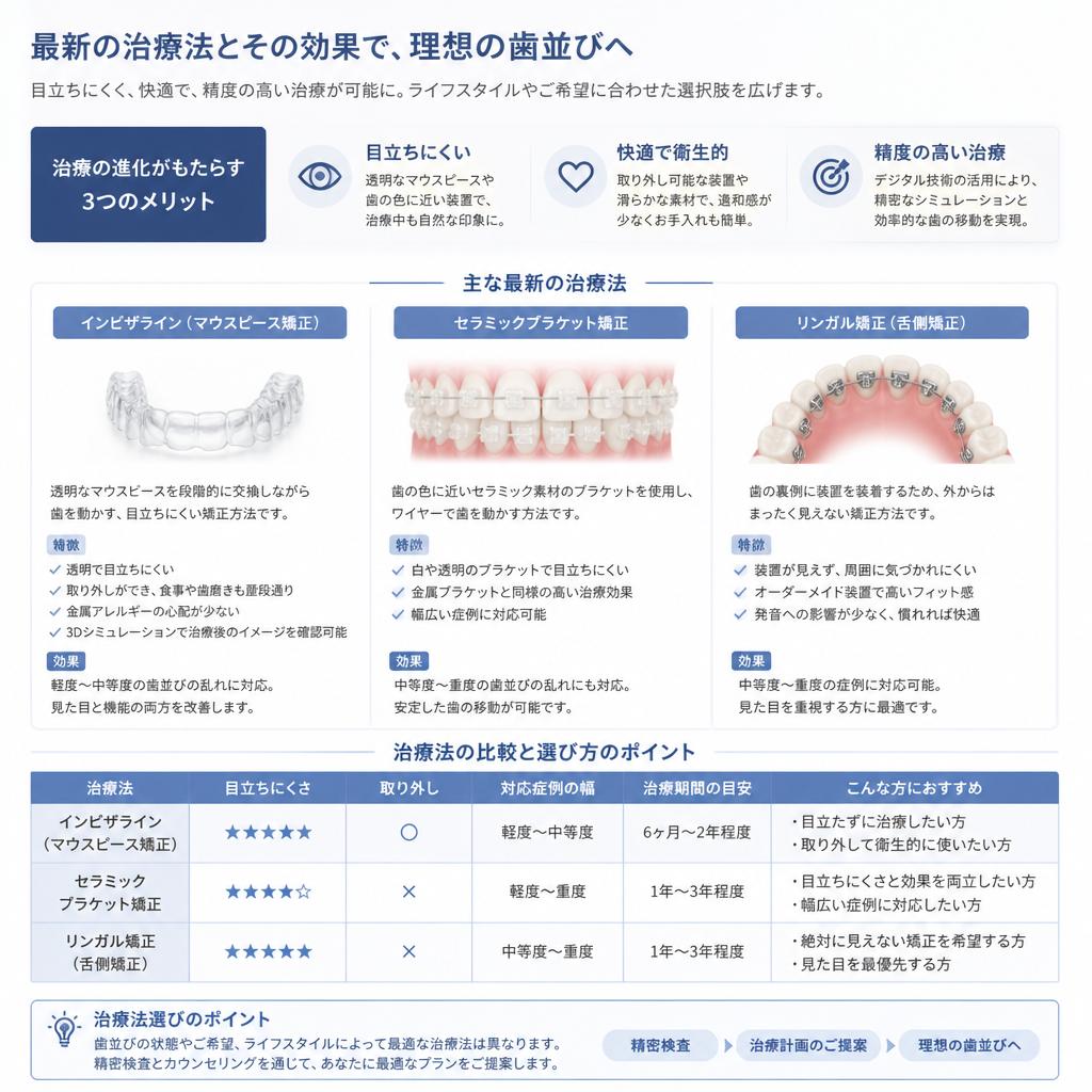 最新の治療法と技術