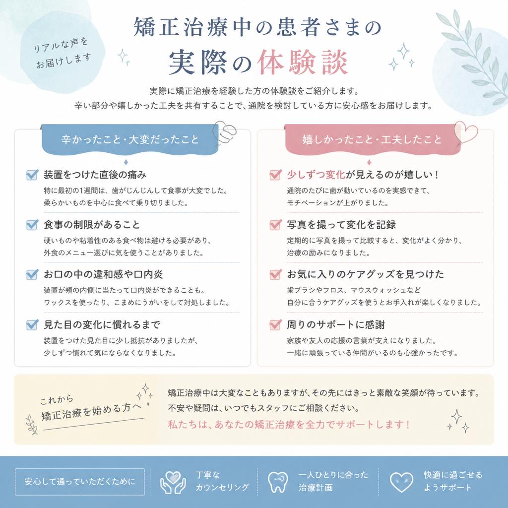 患者さまの体験談
