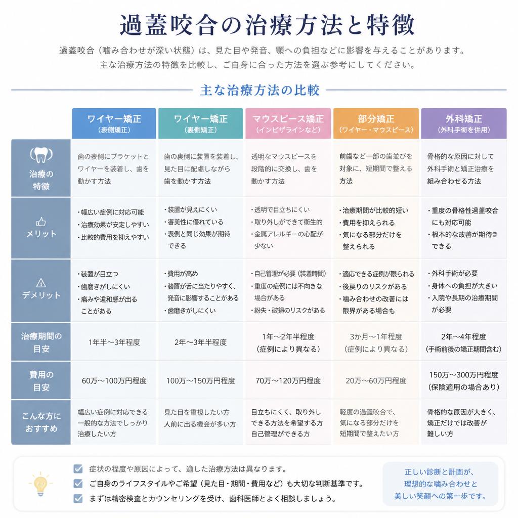 治療方法と選択肢