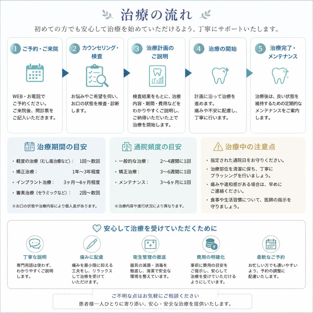 治療の流れ