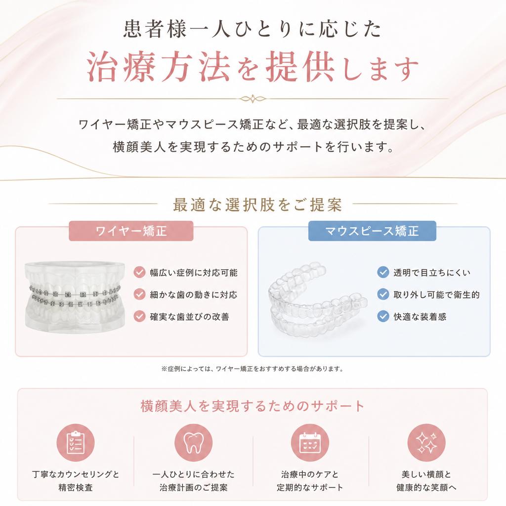 個別の治療アプローチ