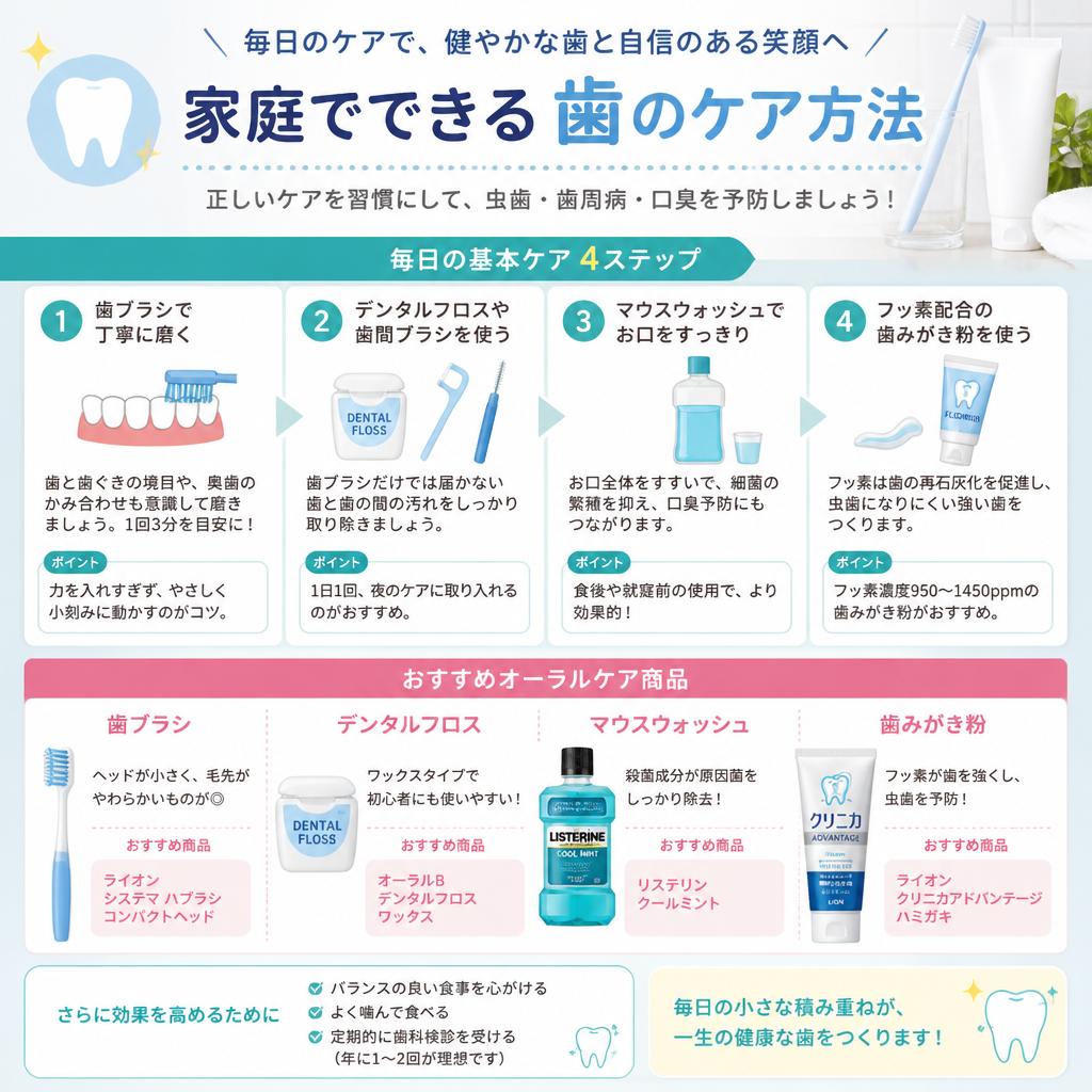 日常的な歯のケア方法