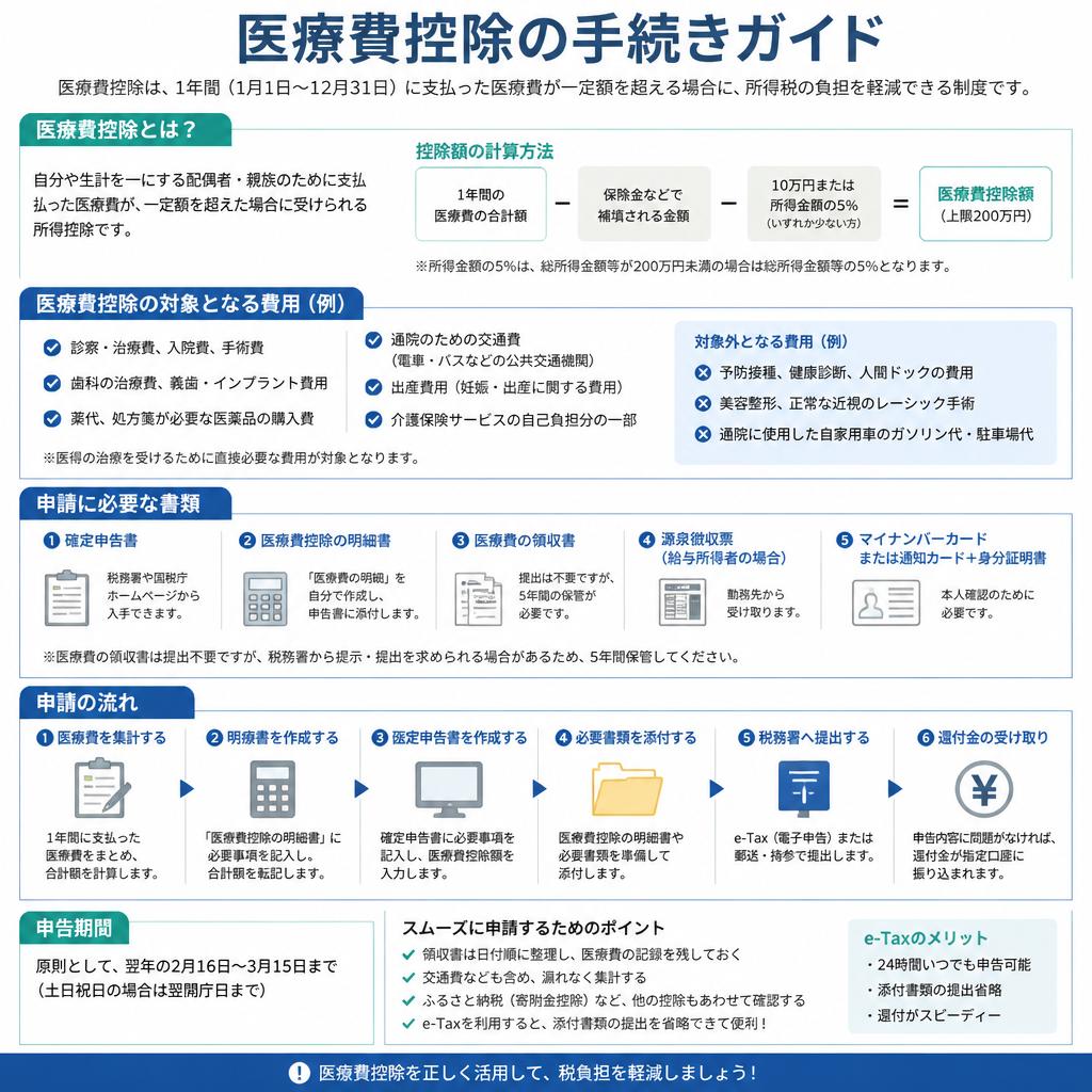 5. 医療費控除の手続き方法