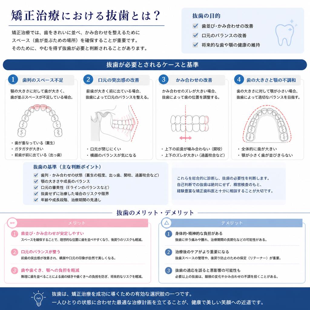 抜歯の必要性とその判断基準