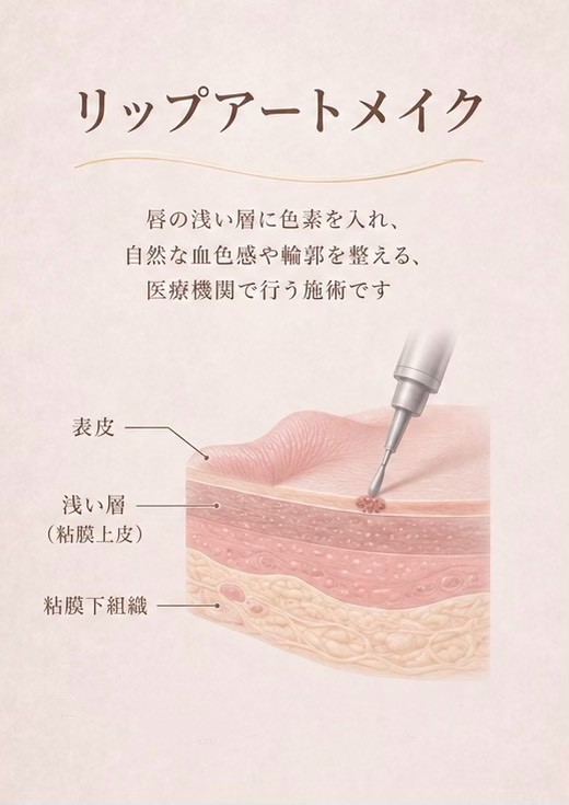 4. リップアートの施術プロセス