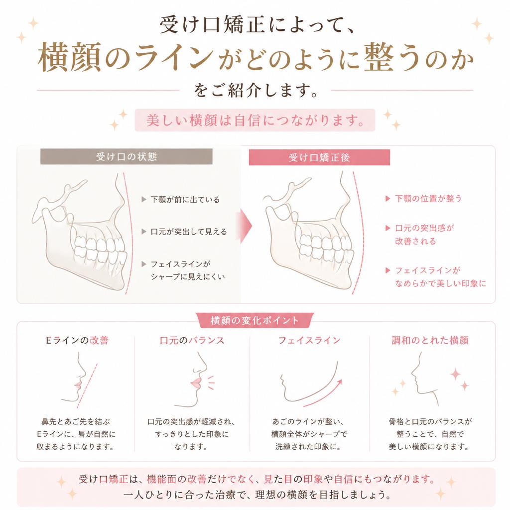横顔の美しさを取り戻す