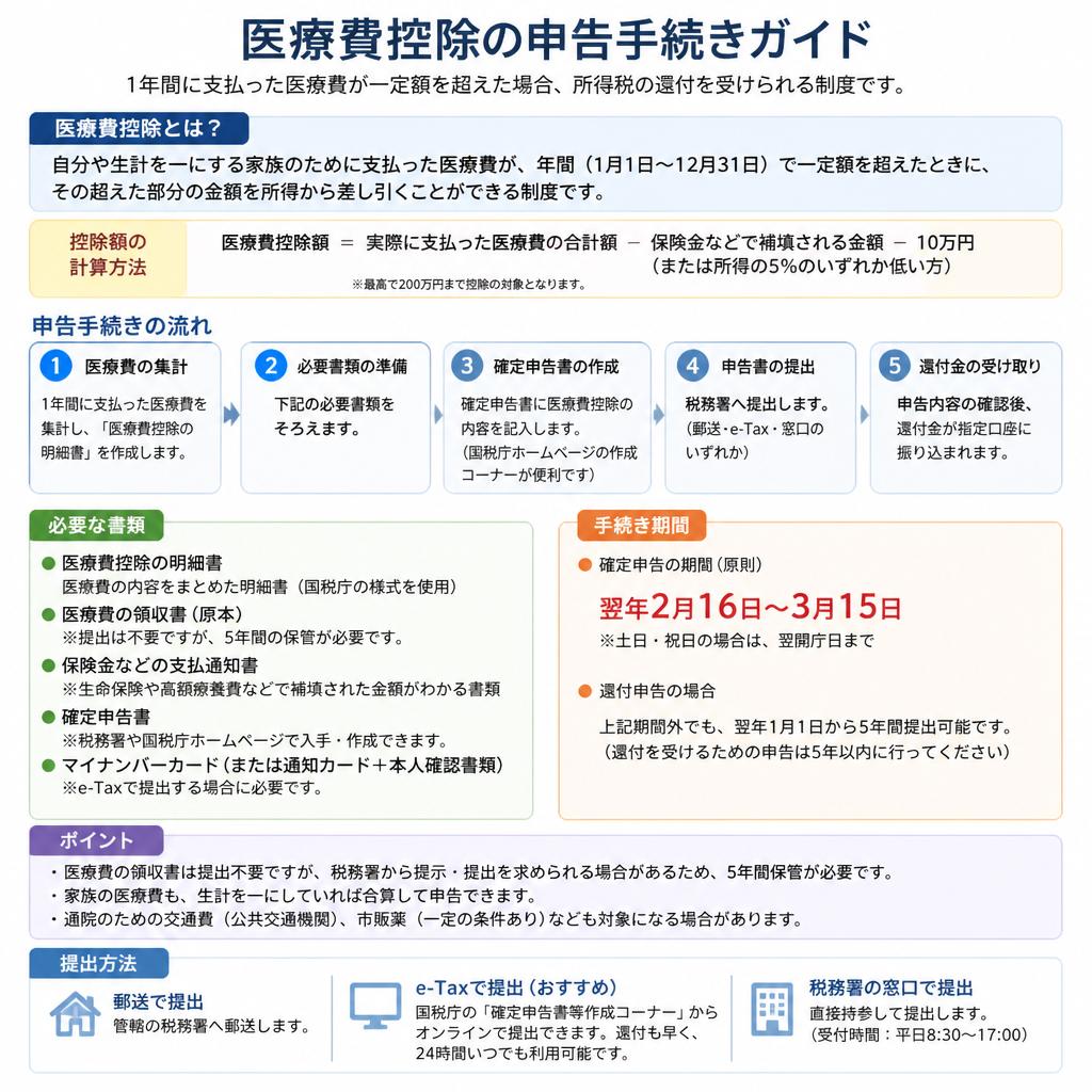 医療費控除の申告方法