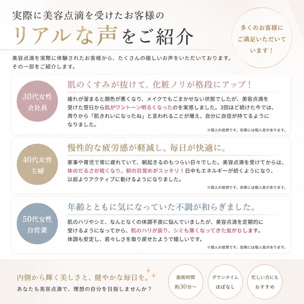 4. お客様の体験談