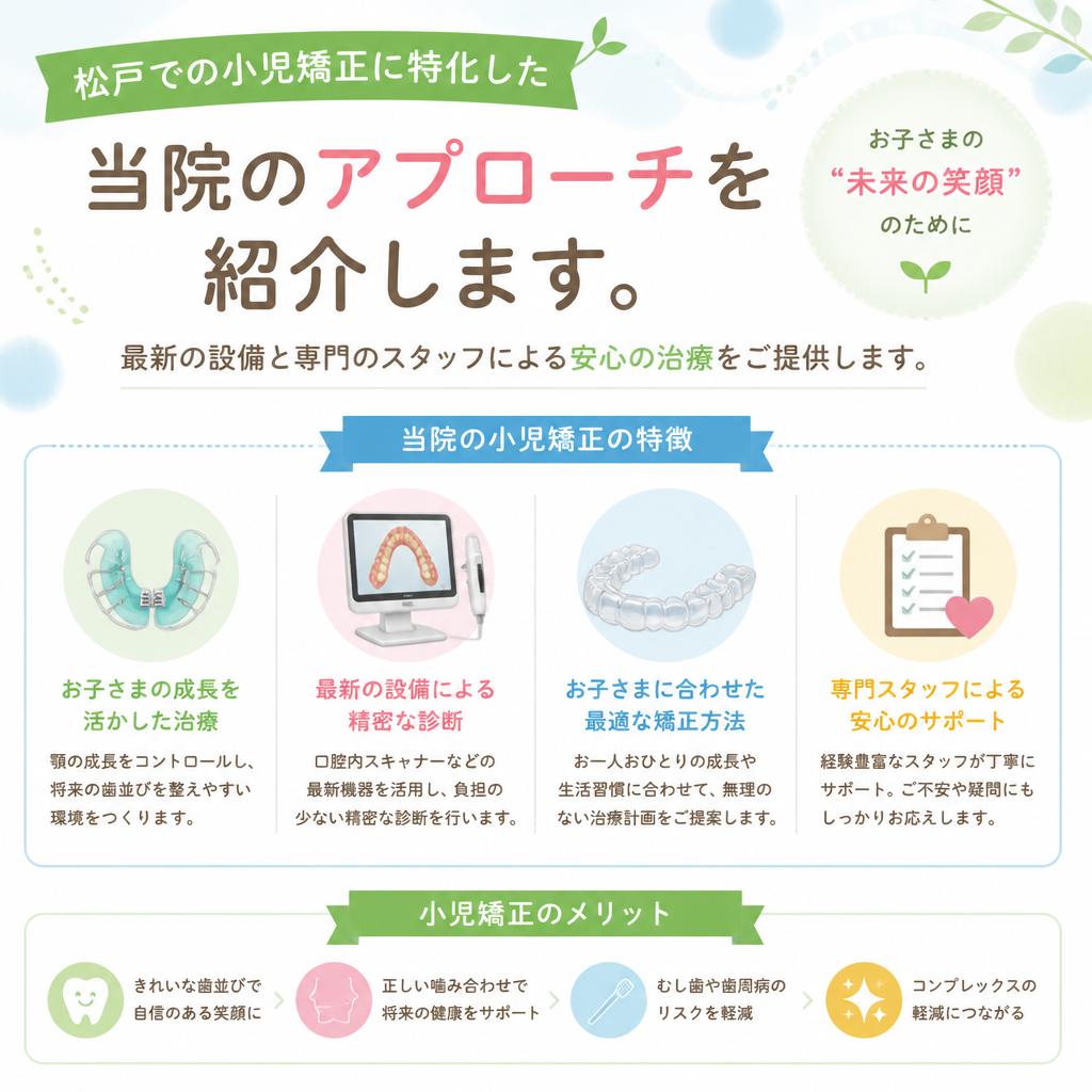 当院の小児矯正の特徴