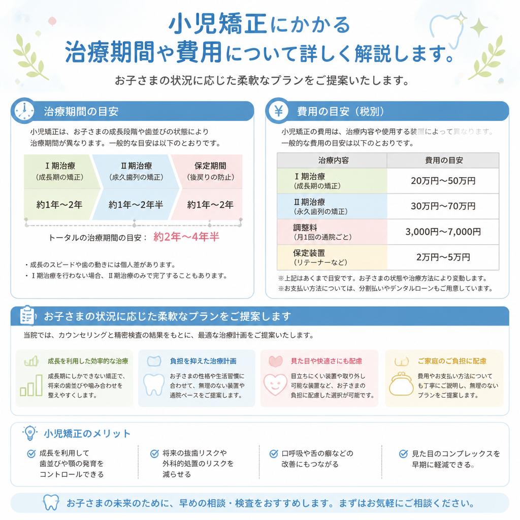 治療期間と費用