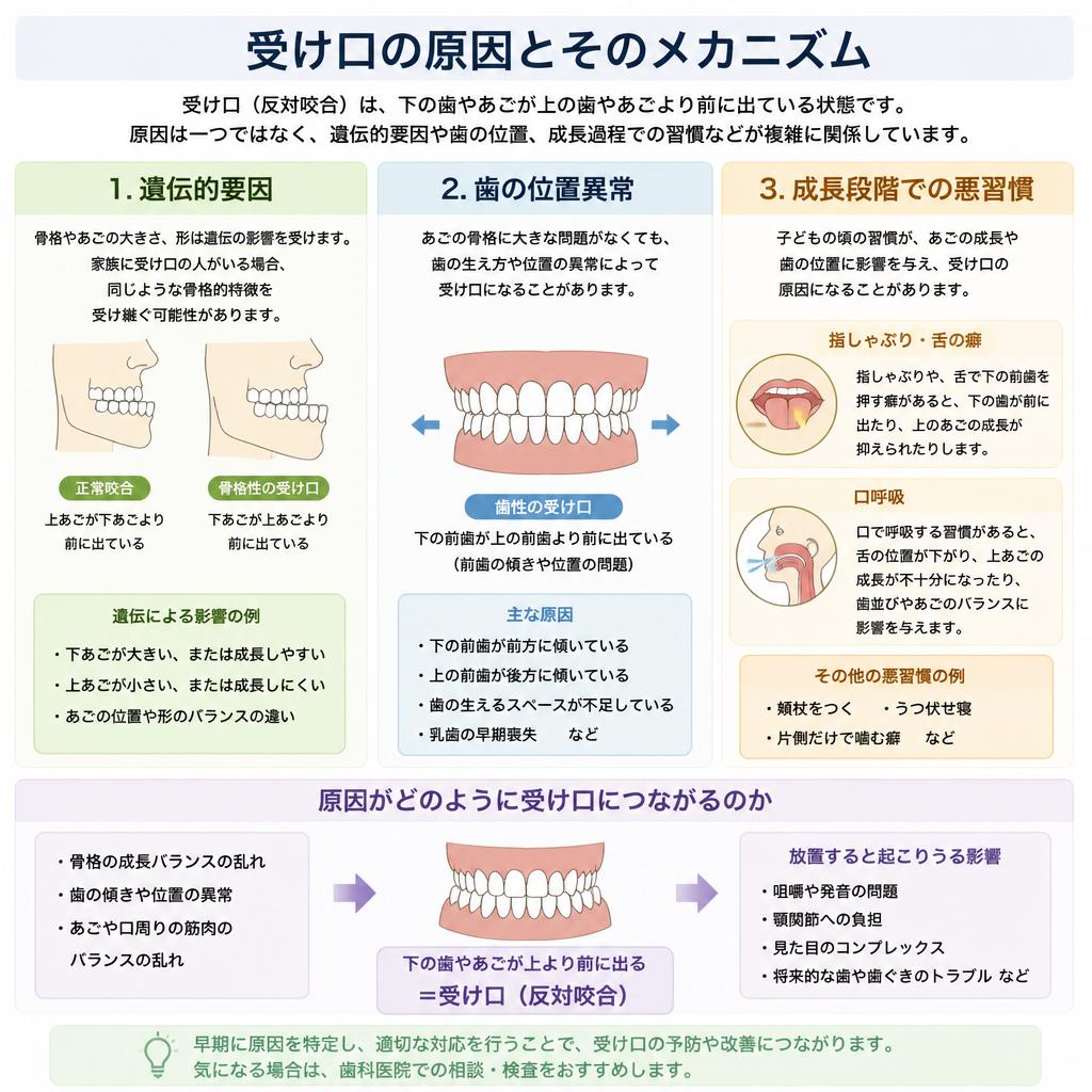 反対咬合の原因