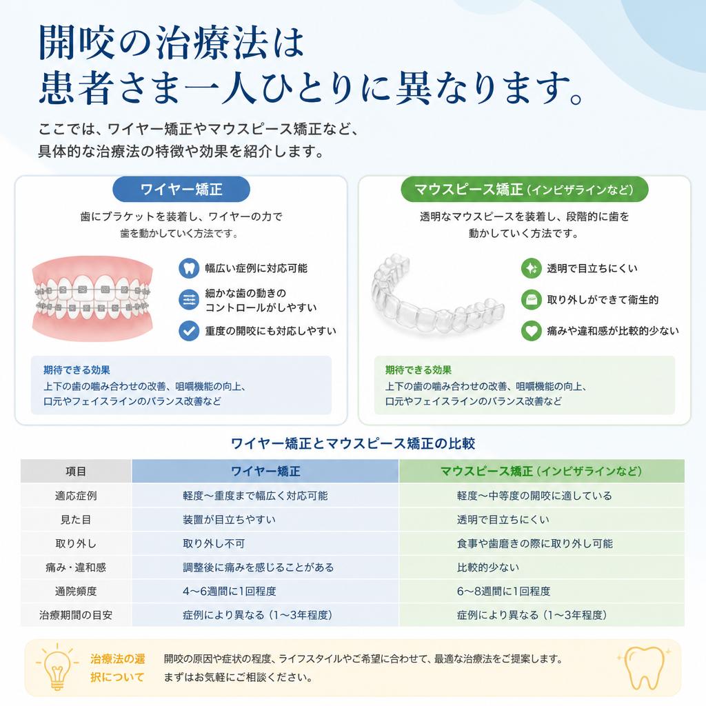 個別に合わせた治療法のご紹介