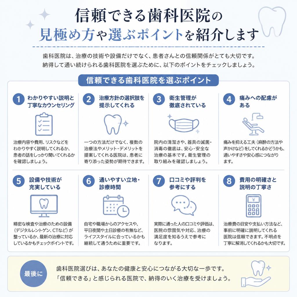 松戸の歯科医院の選び方
