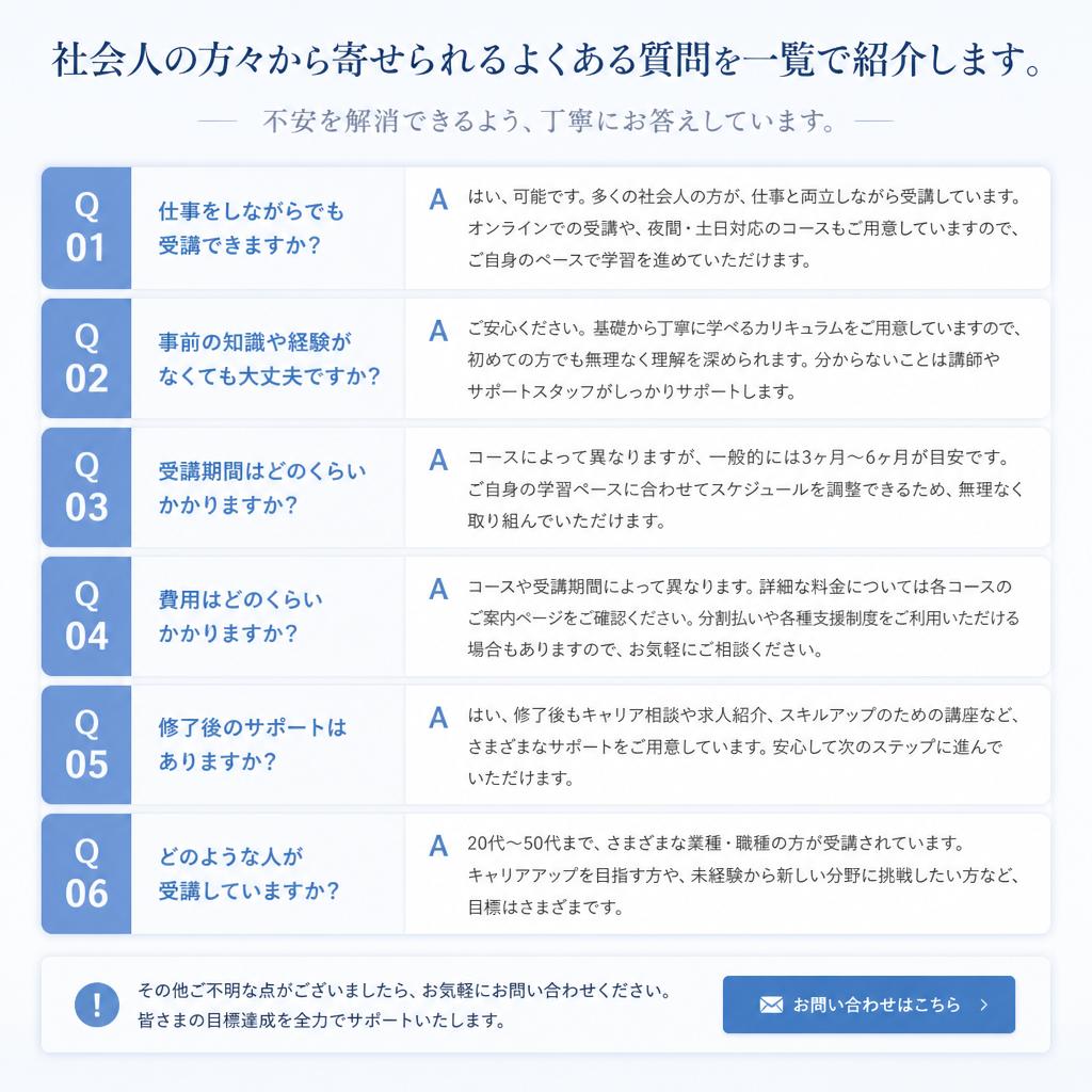 よくある質問Q&A