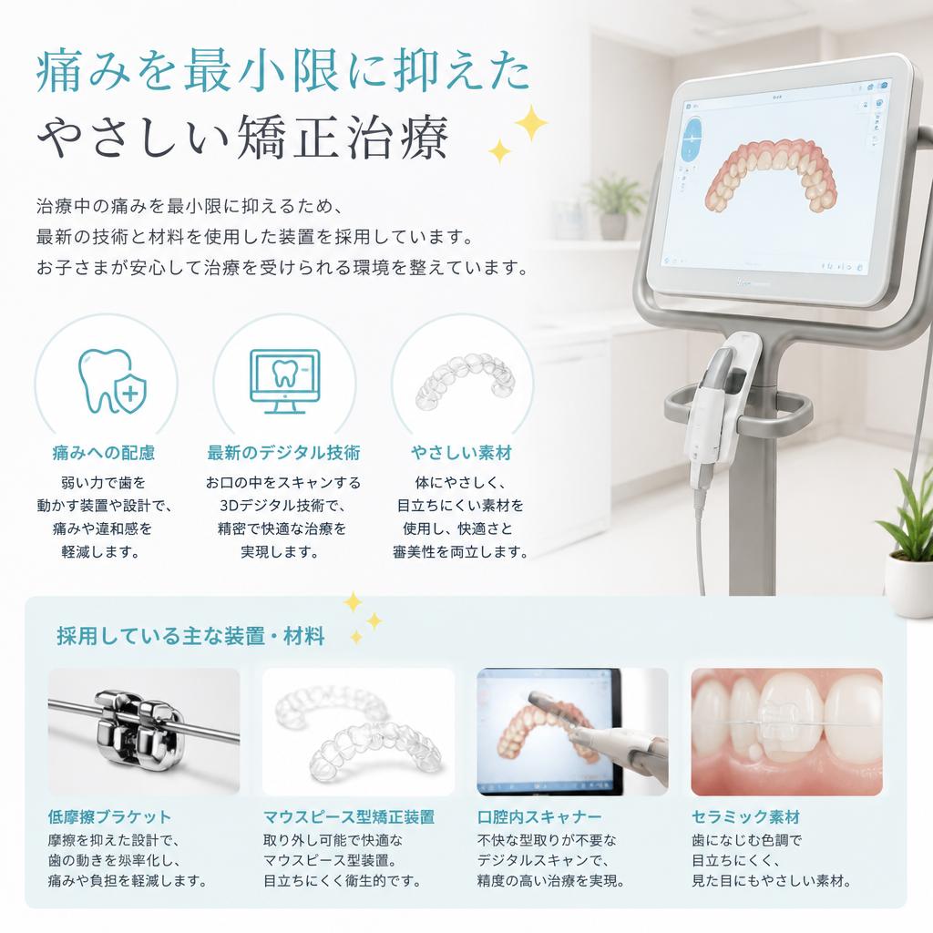 痛みを軽減する工夫