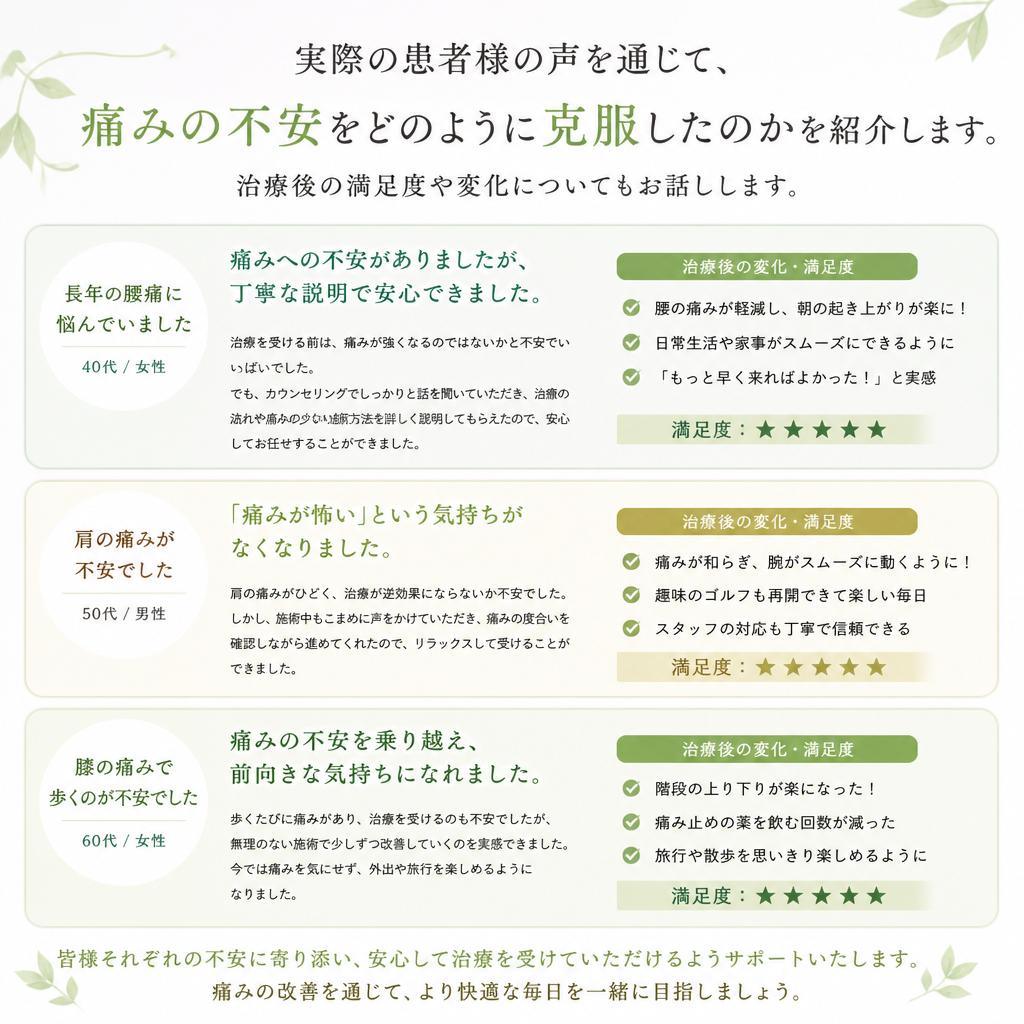 患者様の体験談