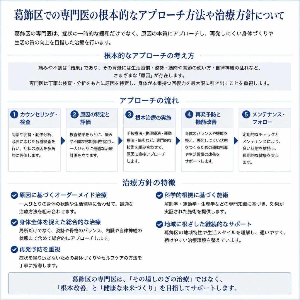 専門医のアプローチ