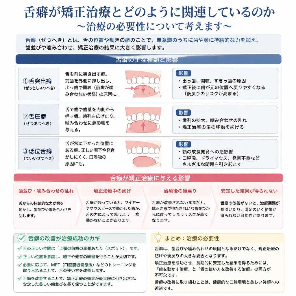 矯正治療との関係