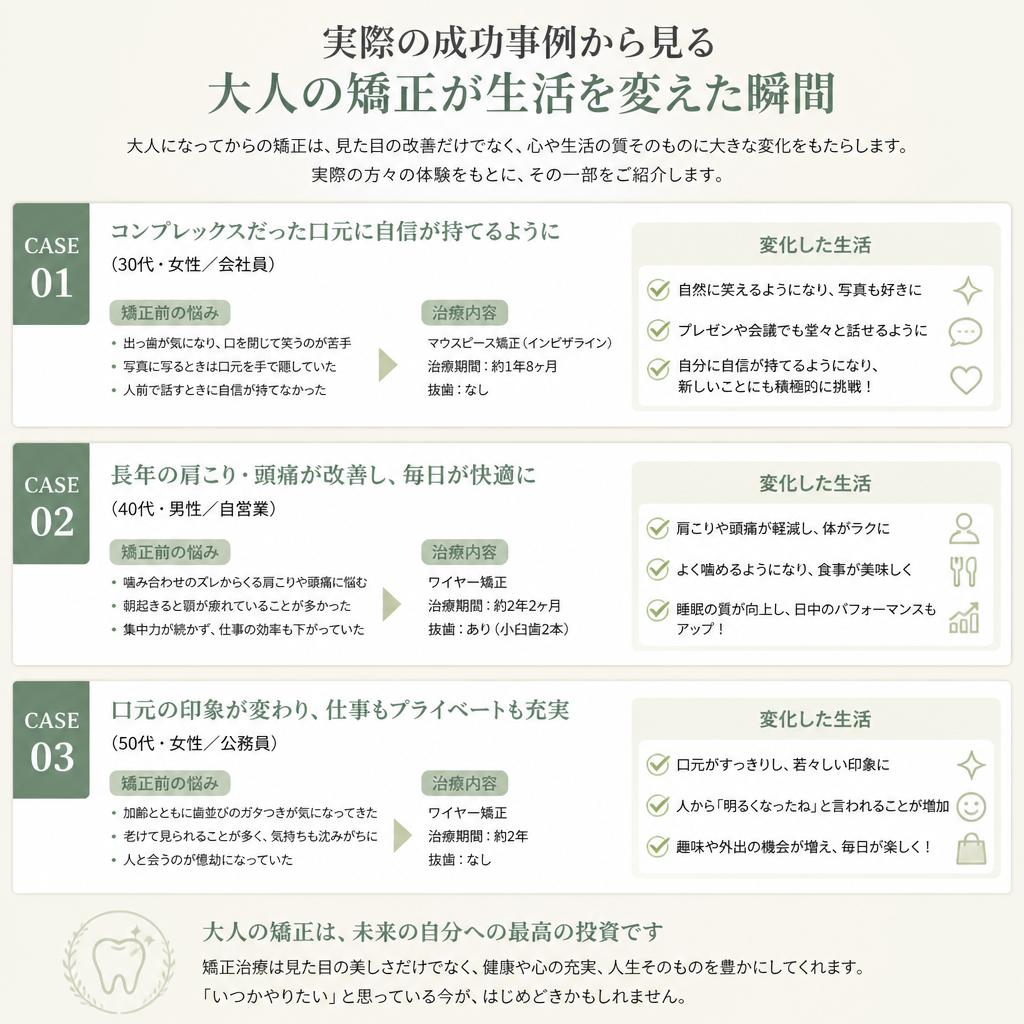 症例紹介：成功事例