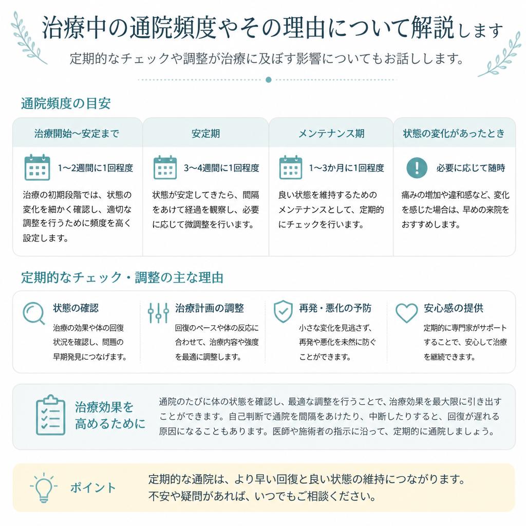 通院頻度とその重要性