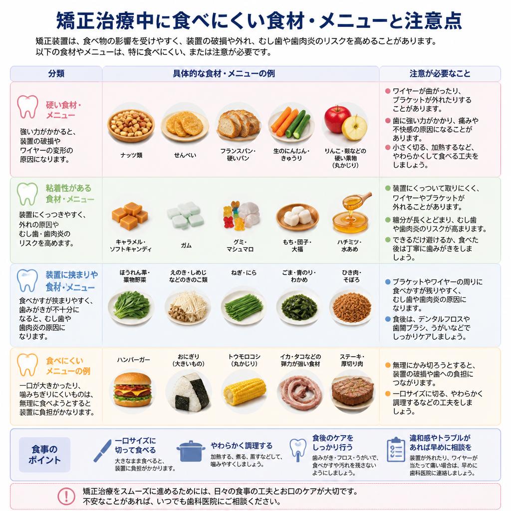 食べにくい食材一覧