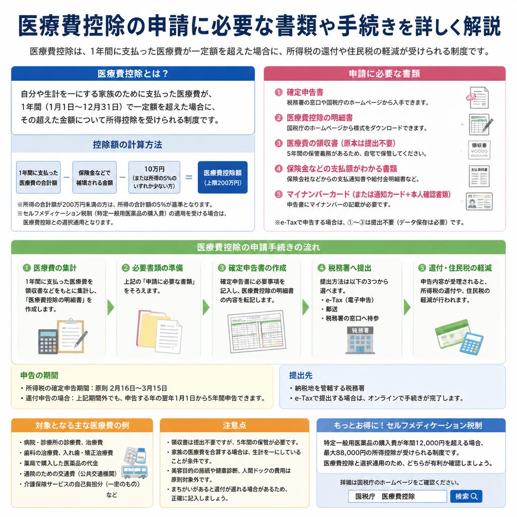 医療費控除の申請方法