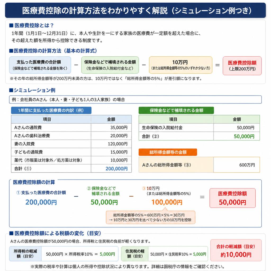 控除額の計算方法