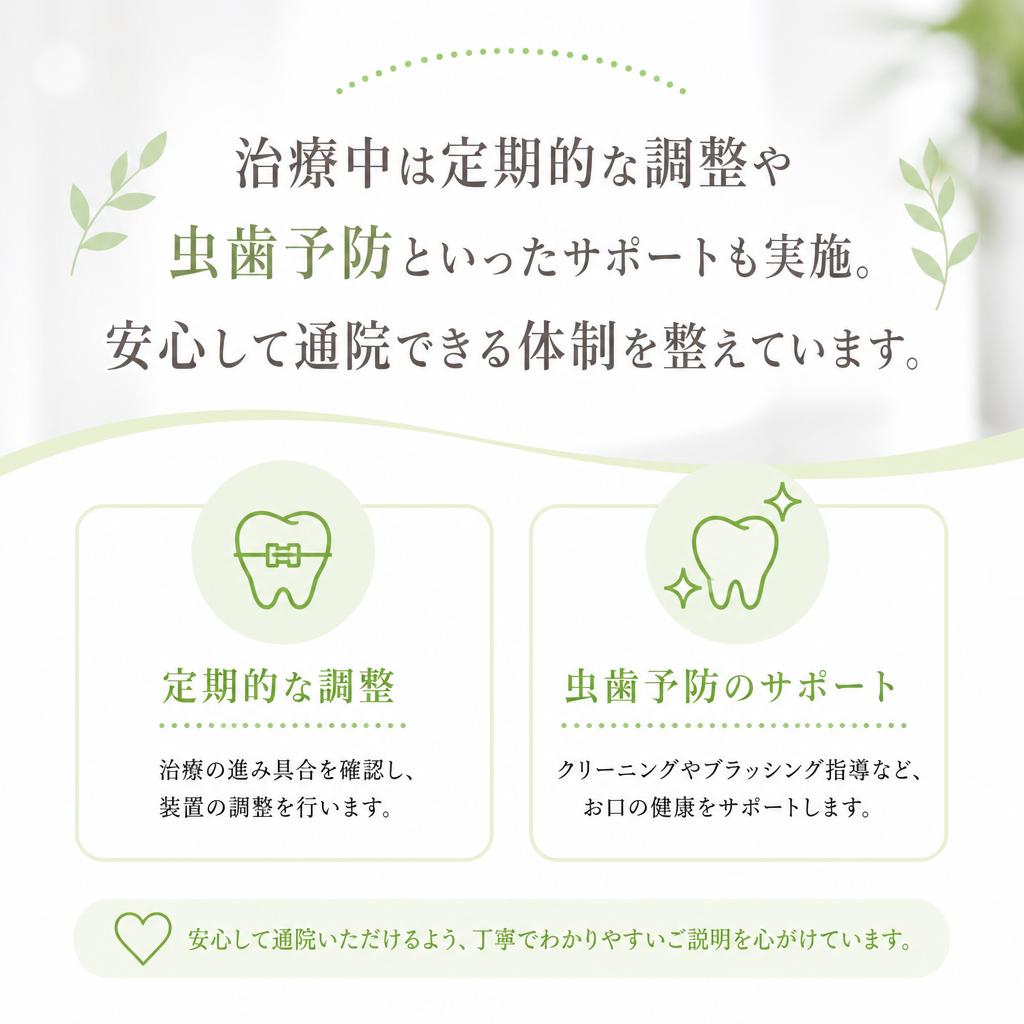 定期的な調整・サポート体制