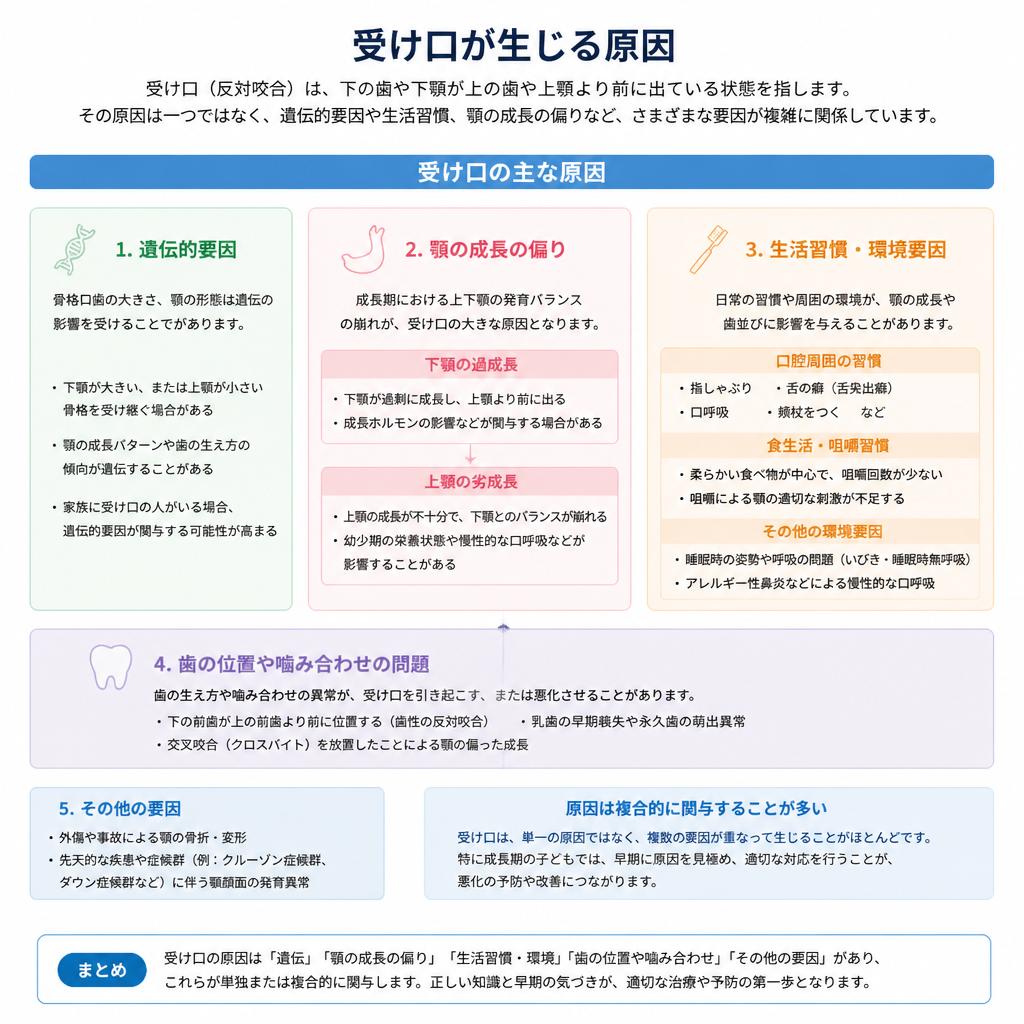受け口の原因