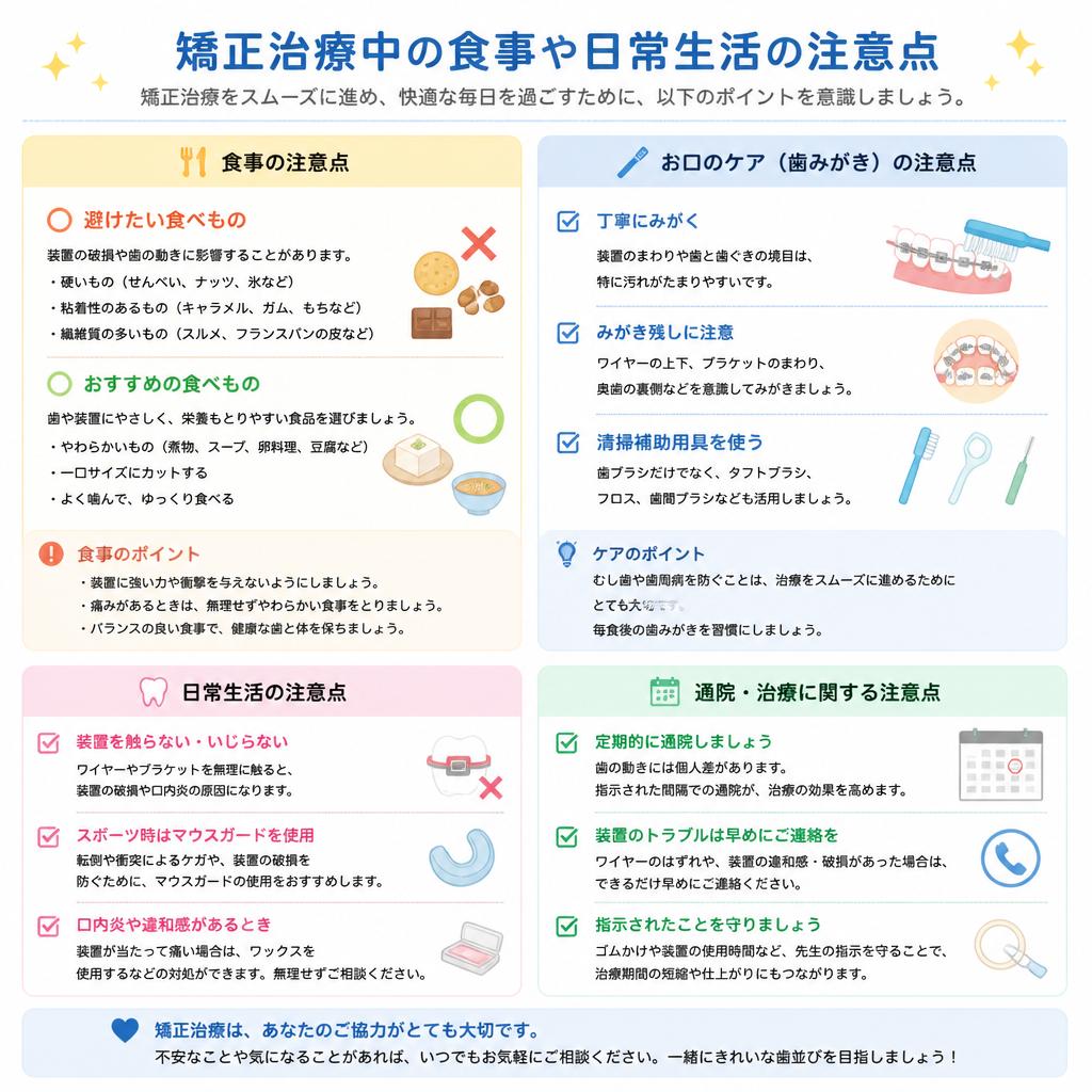 治療中の生活習慣について