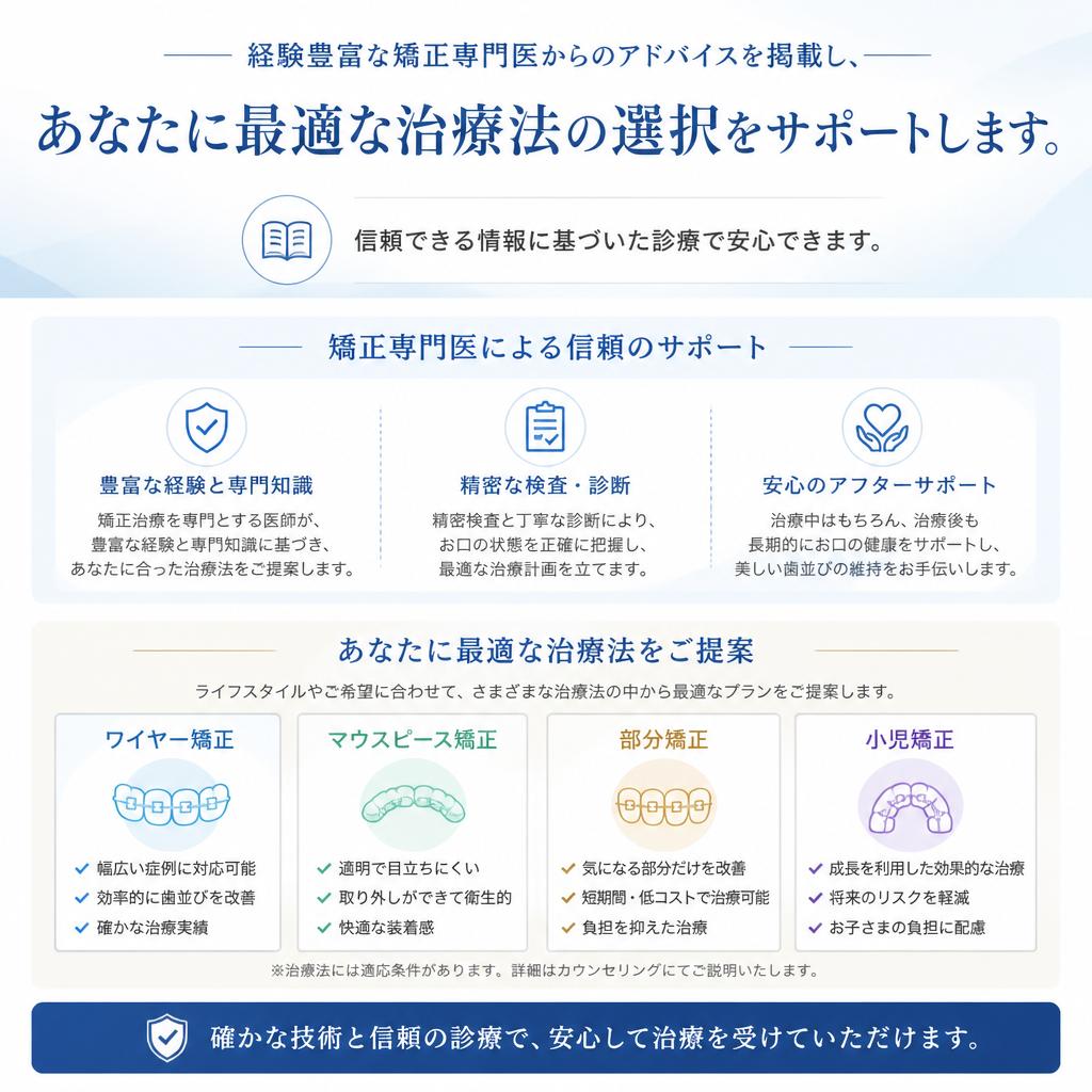 専門医によるアドバイス