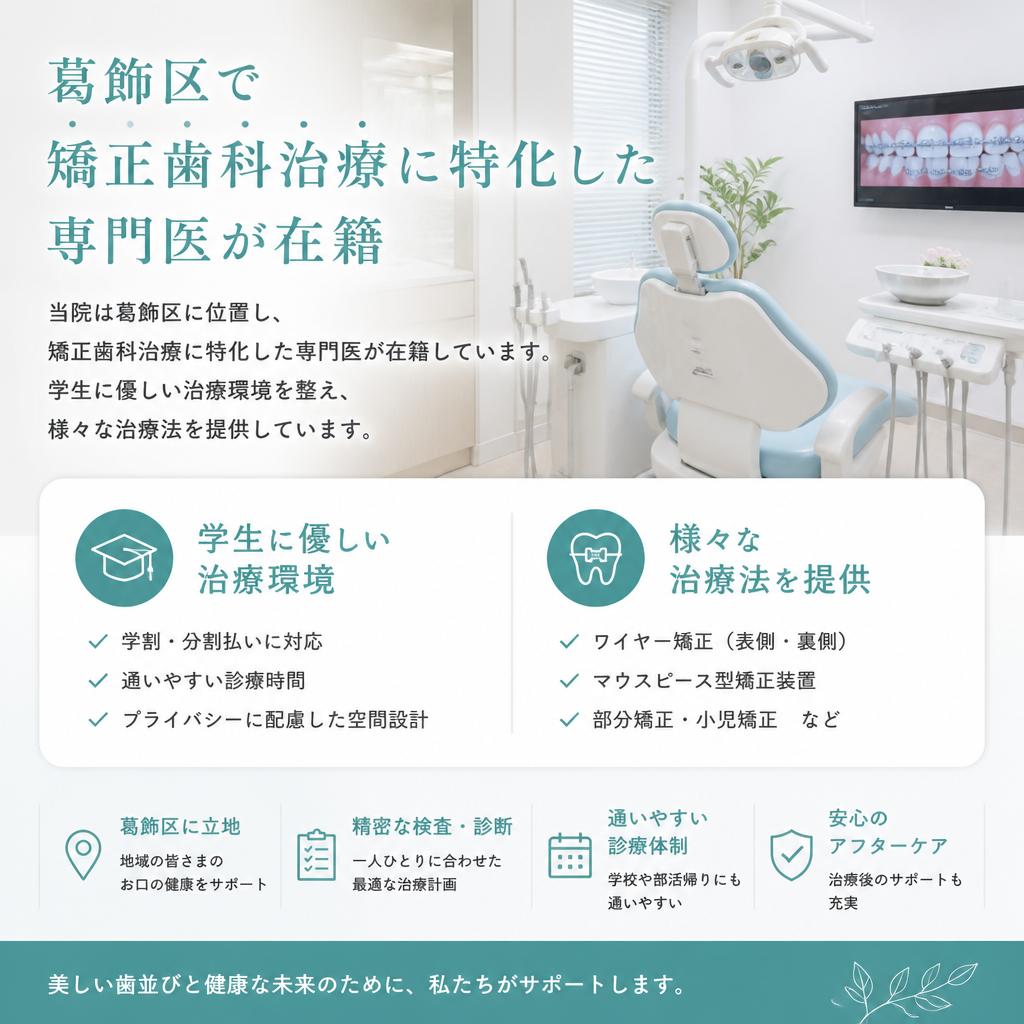 葛飾区の矯正専門医のご紹介